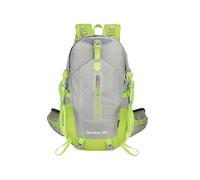 PORRASSO Wanderrucksack 30L Wasserdichter Rucksack Großer Reiserucksack Camping Trekkingrucksack Atmungsaktiv Nylon Backpack für Damen Herren Reisen Sport Graugrün