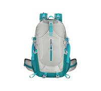 PORRASSO Wanderrucksack 40L Wasserdichter Rucksack Großer Reiserucksack Camping Trekkingrucksack Nylon Backpack für Damen Herren Reisen Sport Graublau