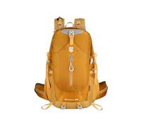 PORRASSO Wanderrucksack 40L Wasserdichter Rucksack Großer Reiserucksack Camping Trekkingrucksack Nylon Backpack für Damen Herren Reisen Sport Gelb