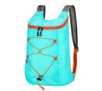 PORRASSO Wanderrucksack Faltbarer Rucksack 18L Wasserdichter Ultraleichter Reiserucksack Hiking Backpack für Damen Herren Camping Radfahren Reisen Sport Himmelblau