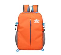 PORRASSO Wanderrucksack Faltbarer Rucksack 20L Reiserucksack Leichter Wasserdichter Daypack Hiking Backpack für Damen Herren Camping Trekking Radfahren Klettern Reisen Sport Orange