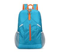 PORRASSO Wanderrucksack Faltbarer Rucksack 21L Reiserucksack Leichter Wasserdichter Daypack Hiking Backpack für Damen Herren Trekking Radfahren Klettern Reisen Sport Blau B