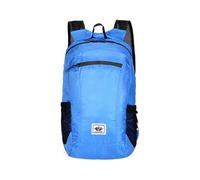 PORRASSO Wanderrucksack Faltbarer Wasserdichter Rucksack 20L Ultraleichter Reiserucksack Hiking Backpack für Damen Herren Camping Trekking Radfahren Klettern Reisen Sport Blau B