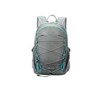 PORRASSO Wanderrucksack Leichter Outdoor Rucksack 25L Wasserabweisender Nylon Tagesrucksack Atmungsaktiver Rucksack mit Hydratationsfach für Wandern Reisen Täglichen Gebrauch Grau