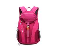 PORRASSO Wanderrucksack Rucksack 15L Reiserucksack Leichter Wasserdichter Daypack Hiking Backpack für Damen Herren Trekking Radfahren Klettern Reisen Sport Rosenrot
