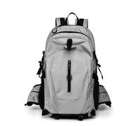 PORRASSO Wanderrucksack Wasserdichter Rucksack 20L Großer Reiserucksack Trekkingrucksack Backpack für Damen Herren Camping Klettern Reisen Sport Hellgrau