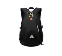 PORRASSO Wanderrucksack Wasserdichter Rucksack 20L Leichter Reiserucksack Daypack Hiking Backpack für Damen Herren Trekking Radfahren Klettern Reisen Sport Schwarz