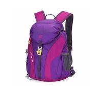 PORRASSO Wanderrucksack Wasserdichter Rucksack 25L Leichter Reiserucksack Daypack Hiking Backpack für Damen Herren Trekking Radfahren Klettern Reisen Sport Lila