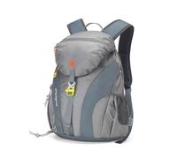 PORRASSO Wanderrucksack Wasserdichter Rucksack 25L Leichter Reiserucksack Daypack Hiking Backpack für Damen Herren Trekking Radfahren Klettern Reisen Sport Grau