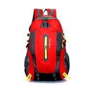PORRASSO Wanderrucksack Wasserdichter Rucksack 25L Reiserucksack Trekkingrucksack Hiking Backpack für Damen Herren Camping Klettern Reisen Sport Rot