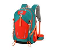PORRASSO Wanderrucksack Wasserdichter Rucksack 40L Großer Reiserucksack mit Reflektierendem Streifen Trekkingrucksack Nylon Backpack für Damen Herren Camping Klettern Reisen Sport Blauer See