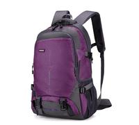 PORRASSO Wanderrucksack Wasserdichter Rucksack Trekkingrucksack 45L Reiserucksack Dauerhaft Backpack für Damen Herren Camping Klettern Reisen Sport Lila