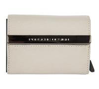Porsche Design Bric's X Secrid Unisex-Kartenhalter aus Leder mit RFID- und NFC-Schutz, Pop-Up für 4 Karten, Banknotenfach, Größe: 6,5cm x 9,5cm x 2cm, Weiß