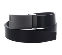 PORSCHE DESIGN Business Belt Plate Buckle 35 W110 Black - kürzbar