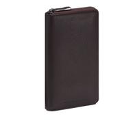 PORSCHE DESIGN Business Wallet 15 With Zip Dark Brown