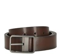 Porsche Design Chevron Logodruck Wende - Gürtel 35 mm (dark brown, 120)