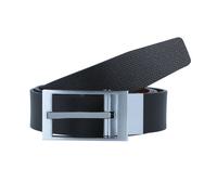 Porsche Design Delaware Wendegürtel Leder schwarz - darkcognac 85 cm