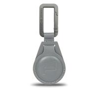 Porsche Design Keyring Schlüsselanhänger Leder 10 cm grau
