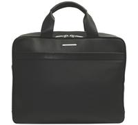 Porsche Design - Porsche Design Brief Bag Querformat echt Leder schwarz Schwarz