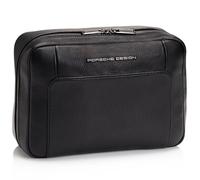 Porsche Design - Porsche Design Roadster Leather Washbag L, Schwarz