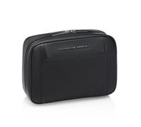 Porsche Design - Porsche Design Roadster Leather Washbag M, Schwarz