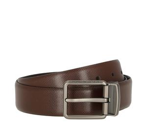 Porsche Design Soft Grain - Wende - Gürtel 35 mm (dark brown, 120)