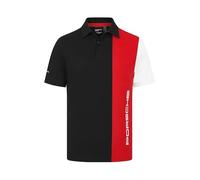 Porsche Motorsport Gestreiftes Herren-Poloshirt - Schwarz - Größe: L