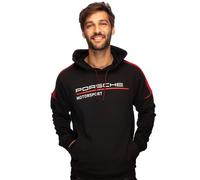 Stitched Motorsport Herren Kapuzenpullover FW Schwarz