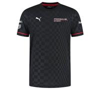 Porsche Motorsport T-Shirt mit Frontprint - schwarz M