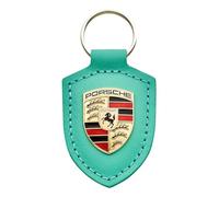 Porsche Schlüsselanhänger mit Wappen "Driven by Dreams", Mintgrün