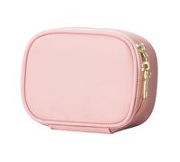 Portable Beauty Organizer - Led Makeup Bag for Travel | Pu with Non Woven Fabric, Lightweight Cosmetic Case, Adjustable Brightness Mirror, Vanity Pouch for Women, Train Pool Parties