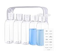 Portable Travel Bottles - Leakproof Liquid Containers for Hiking | 100ml Reusable Compact Design, Lightweight Carry Accessory, Vacation Beach Organizer, Easy Storage Solution for Daily Use