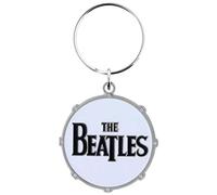 The Beatles Drum Logo Schlüsselbund Schwarz-Weiß