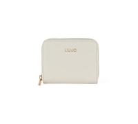Liu Jo Damen-Geldbörse, 12,5 x 10 cm, Creme, mit Reißverschluss, 3 Kartenfächer, cremefarben, M, Geldbörse mit Reißverschluss