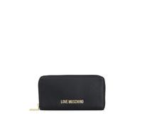Portafoglio donna Love Moschino zip around ecopelle nero A25MO46 JC5700PP0LLD0000 NERO