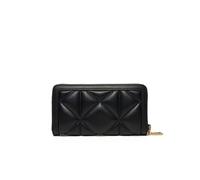 Portafoglio donna Love Moschino zip around trapuntata nero AS25MO03 JC5644 NERO