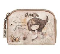 Portamonete Piccolo Memories - Design compatto Con tasca posteriore | Anello per chiavi e Chiusura a cerniera | Dimensioni: 12 x 9 x 3 cm, Vari