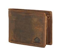 Greenburry Geldbörse Leder 12 cm braun