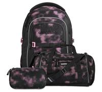 coocazoo PORTER Set aus PORTER + Sporttasche + Mäppchen PorSptMap26 Pink Illusion