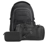 PORTER Set aus PORTER + Sporttasche + Mäppchen PorSptMap26-schwarz