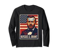 Porträt von Ulysses S. Grant Langarmshirt