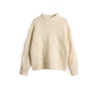 Opus Fashion Strickpullover mit Woll- und Alpaka-Anteil Damen sand Größe 40