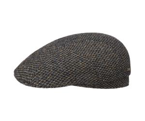 Portrush Wool Flatcap by Stetson blau XL (60-61 cm)