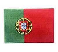 Portugal Flagge Bestickter Portugiesisch Aufnäher zum Aufbügeln/Annähen