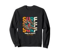 Portugal Nazaré Praia do Norte Surfing Wellenreiter Holiday Sweatshirt