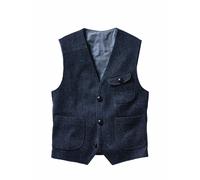 Portugiesische Tweed-Weste Mey & Edlich Blau 56 Herren
