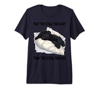 Portugiesischer Wasserhund Schlafpyjama Nachthemd Premium T-Shirt