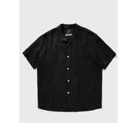 Portuguese Flannel Cupro Srtipe men Shortsleeves black in Größe:M