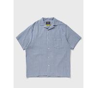 Portuguese Flannel Jacquard Chambray men Shortsleeves blue in Größe:XXL
