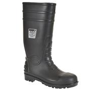 Portwest Total-Sicherheitsgummistiefel S5 mit Stahlkappe Schwarz Größe 39